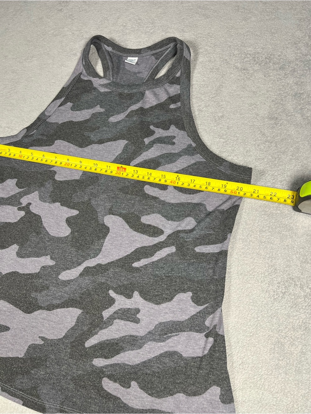 Old Navy Gray Ribbed Racerback Tank - Picture 4 of 6